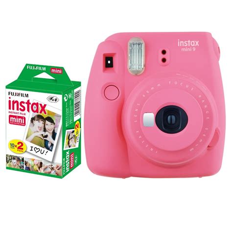 Fujifilm Instax Mini 9 Instant Film Camera Flamingo Pink Fujifilm