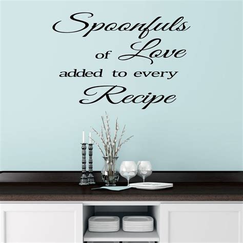 Humorous kitchen quotes for the wall are the perfect way to bring a smile to friends and family and remind them to pitch in! Kitchen Wall Sticker Quote By Mirrorin ...