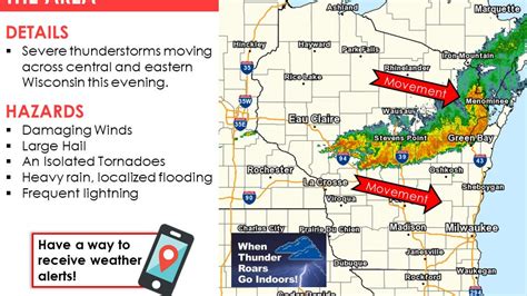 Wisconsin Weather Severe Thunderstorms Tornadoes Hail Strong Winds