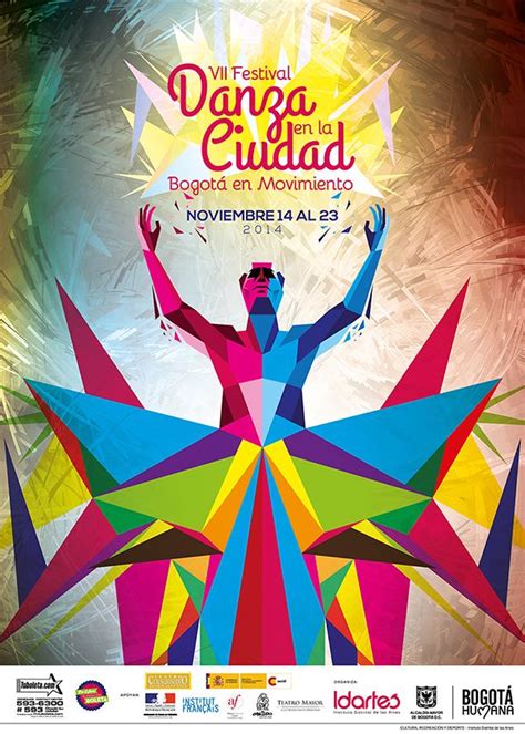 Afiche Vii Festival Danza En La Ciudad Diseño Oscar Zambrano