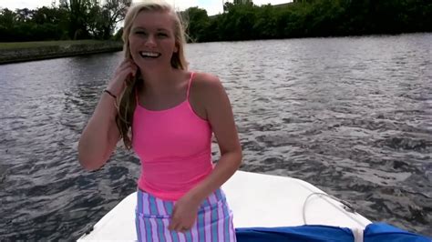 Girl Fishing Naked On Boat Youtube