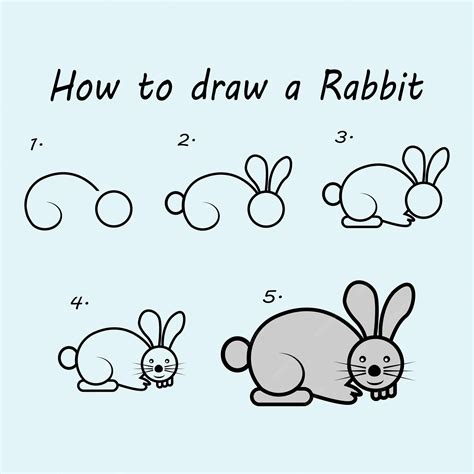 How To Draw A Rabbit Step By Step Easy