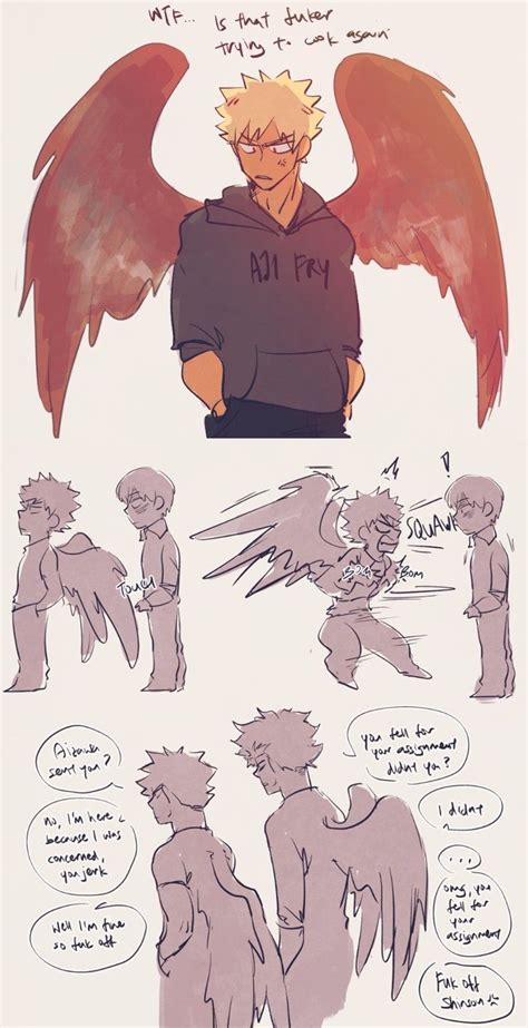 Angel Bakugou Katsuki And Todoroki Shouto And Angel Shinsou Hitoshi