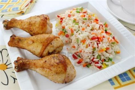 Riz au poulet pour 4 personnes Recette de cuisine