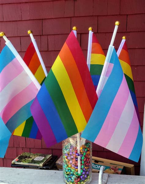 Small Pride Flag Trans