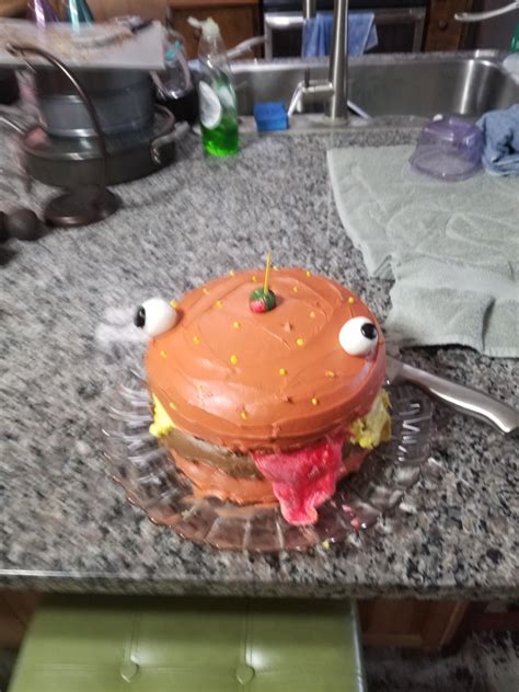 All fortnite birthday cake locations. Fortnite Hamburger Cake | How To Get Free V Bucks Using ...