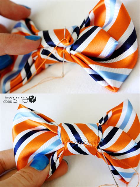 Diy Make A Bow Tie From A Mens Necktie