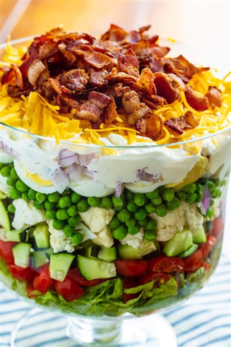 Seven Layer Salad Spicy Southern Kitchen