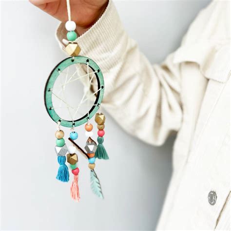 Personalised Make Your Own Dreamcatcher Craft Kit By Cotton Twist