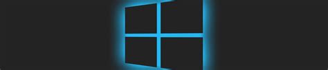 1125x243 Resolution Windows 10 Logo Blue Glow 1125x243 Resolution