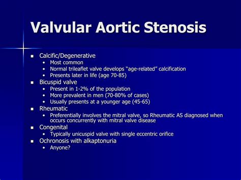 Ppt Aortic Stenosis Powerpoint Presentation Free Download Id4745890