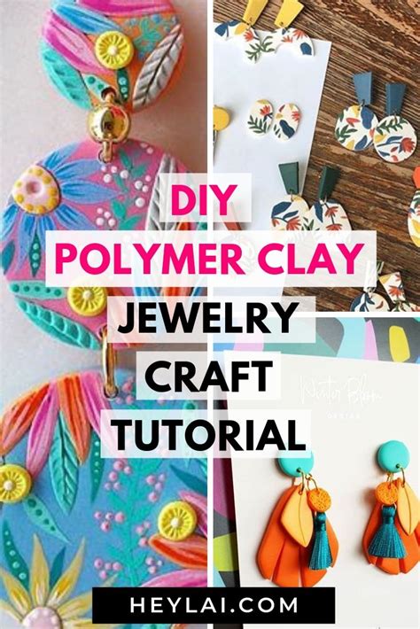 Diy Polymer Clay Jewelry Crafts Hey Lai Polymer Clay Jewelry