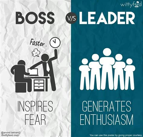 Boss Vs Leader 8 Leader Quotes Leadership Quotes Leadership