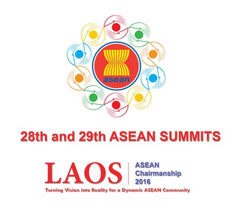 28th And 29th Asean Summits Vientiane Lao Pdr 6 8 September 2016