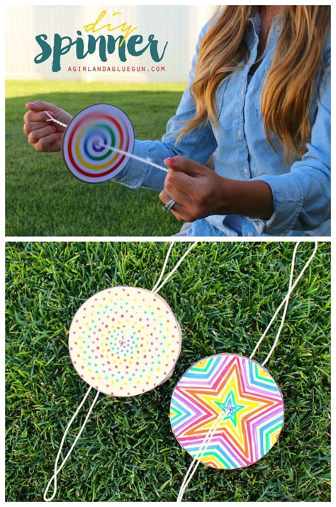 As if fanart wasn't fun enough; DIY Paper Spinner for Endless Fun | Make and Takes