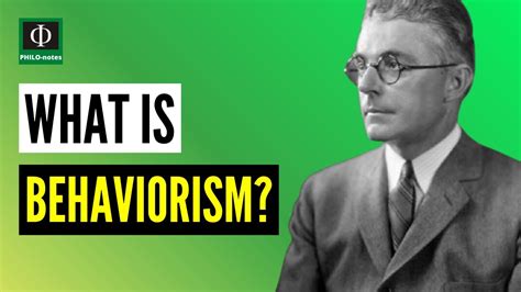 What Is Behaviorism See Link Below For The Video Lecture On