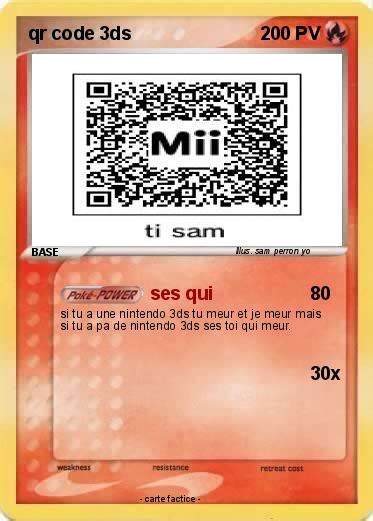 Shown to the left in red. Pokémon qr code 3ds - ses qui - Ma carte Pokémon