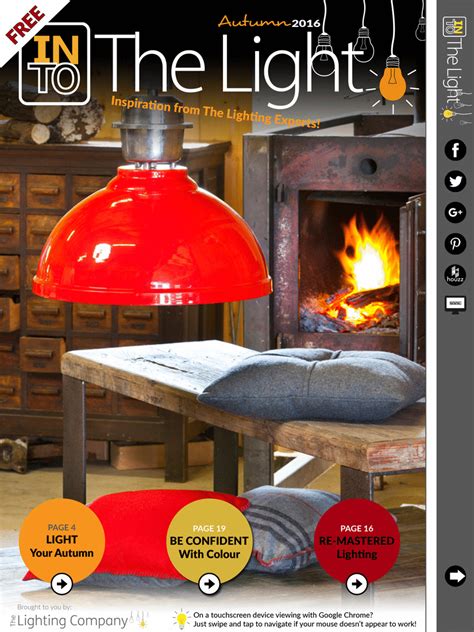 Free Magazine Autumn 2016 Issue Interiordesign Inspiration Lighting