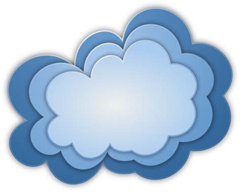 3d Cloud Clipart Free Wikiclipart