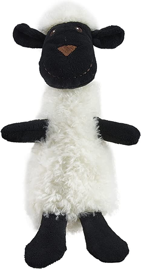 Outward Hound Scruffles Lamb Plush Squeaky Dog Toy Small Amazonca