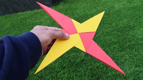 How To Make A Paper Ninja Star Shuriken Origami Youtube