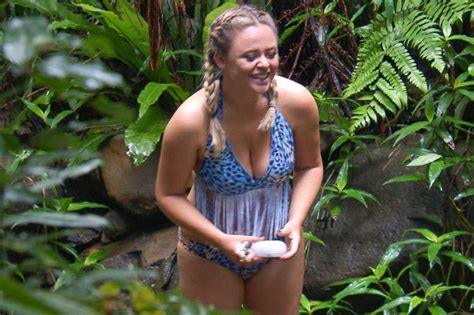 I’m A Celebrity’s Emily Atack Sets Pulses Racing As She Takes First Jungle Shower London