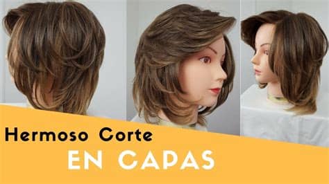 Este look sencillo no pasa nunca de moda, lo tienes hecho. Cortes De Pelo En Capas Y Degrafilado
