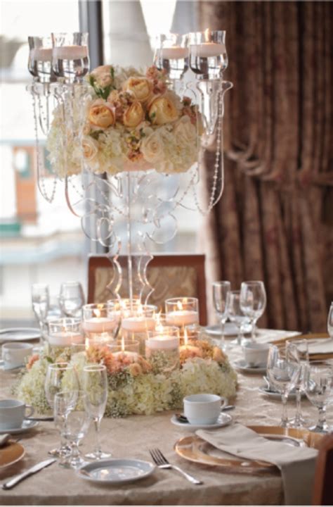 Memorable Wedding Wedding Reception Candle Centerpieces