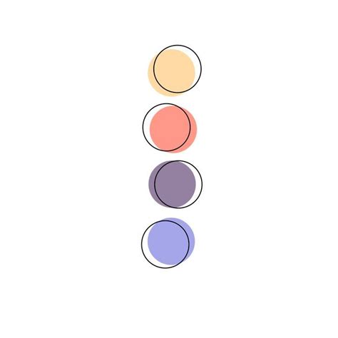 Colorful Circles In Pastel Aesthetic