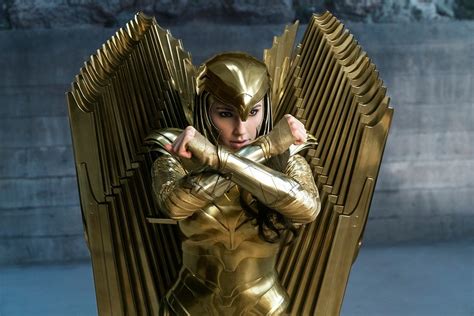 Going For The Gold Inside Wonder Woman 1984s Iconic Winged Armor Dc