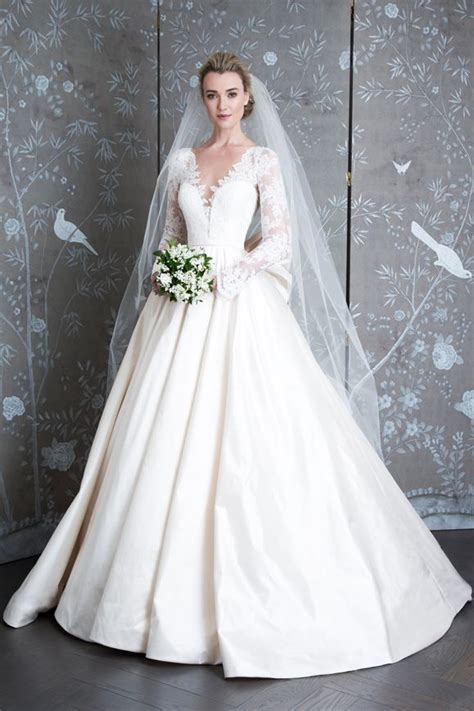 Long Sleeve Ivory Ball Gown Wedding Dress Kleinfeld Bridal Wedding