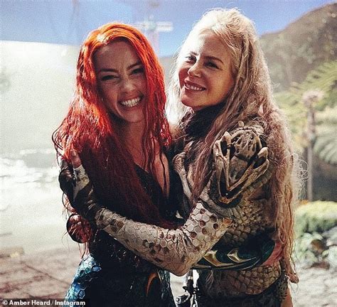 · new #aquaman trailer, enjoy! Nicole Kidman shares behind-the-scenes photo with Aquaman ...