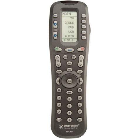 The universal remote control device itself is simple and elegant and the remote finder is gold. The Benefits of the Universal Remote Control for the ...