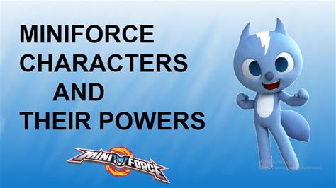 Miniforce Characters And Their Powers And Abilities Samg Entertainment