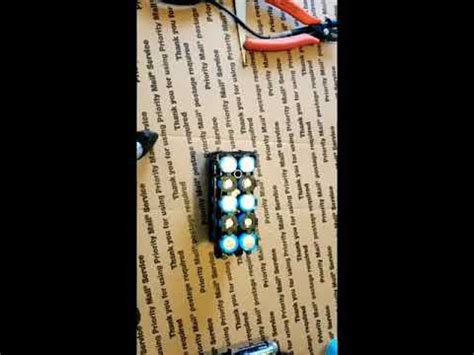 First 18650 battery build / motorcycle battery - YouTube
