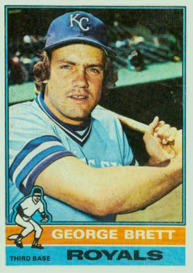 1975 topps george brett rookie card #228 very good condition (vg). 1976 Topps George Brett #19 Baseball Card Value Price Guide