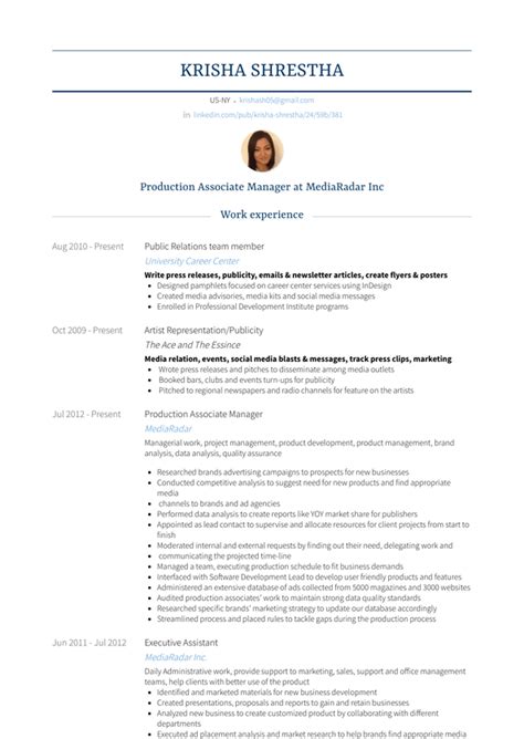 Associate Manager Resume Samples And Templates Visualcv