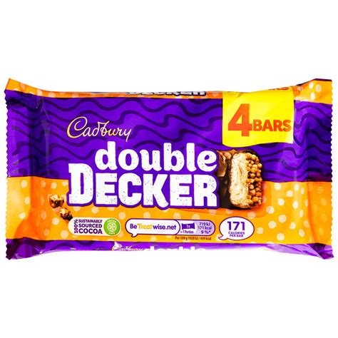 cadbury double decker 4pk chocolate multipack bandm stores