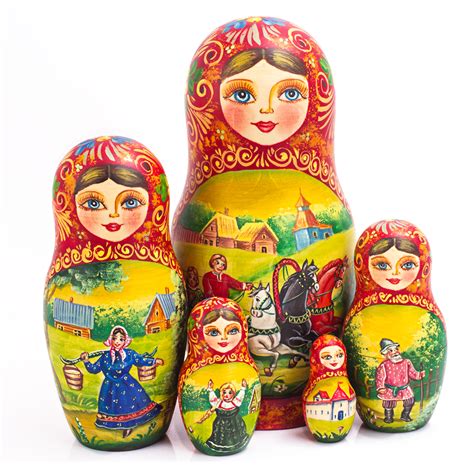 Summer Troika Matryoshka Doll Product Sku S 148560