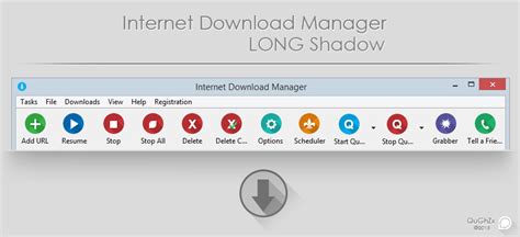Run internet download manager (idm) from your start menu Long Shadow IDM Toolbar theme by QuGhZx on DeviantArt