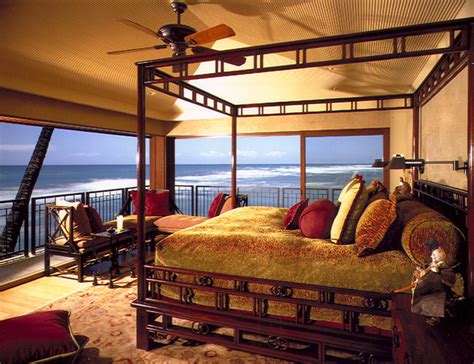 Master Bedroom Tropical Hawaii By Saint Dizier Design