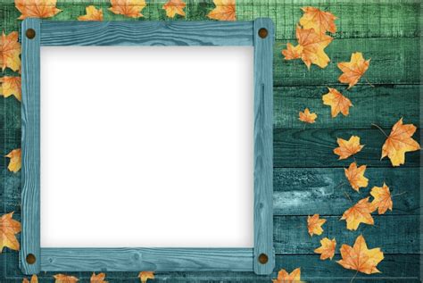 Cadre Dautomne Png Marco Otoño Autumn Frame Png