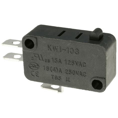 Micro Switch 16a 250vac Para Microondas Y Otros Usos Multiples Vensumelec