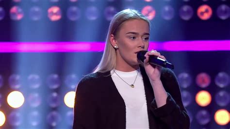 The Voice Norway Audition Maria Celin Strisland Glitter Gold Youtube