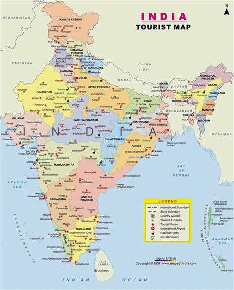 India Maps Along With Plainpointed With Specifications Mini World