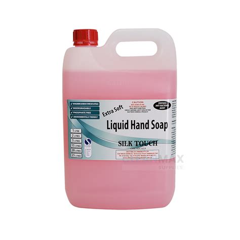 Silk Touch Pink Liquid Hand Soap 5l Anti Bacterial Cleanmax Supplies