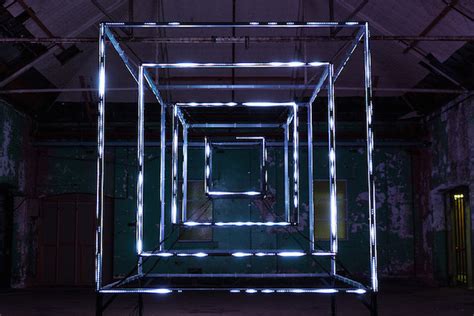 Envision The Fourth Dimension Inside This Led Hypercube The Creators
