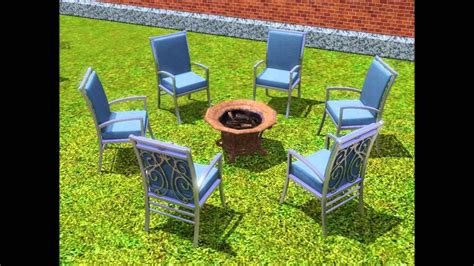 Sims 3 Outdoor Living Stuff Design Garten Accessoires Objects