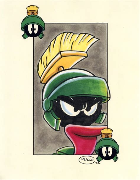 Marvin the Martian color by Rich Cirillo, in Rich Cirillo's Head