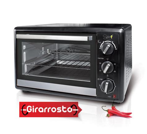 Ardes ar6225s forno elettrico ventilato gustavo silver 25 litri luce interna, 6 funzioni cottura, timer, doppio vetro, con accessori, 1500 w. Forno elettrico con girarrosto 40 litri Spice Habanero ...